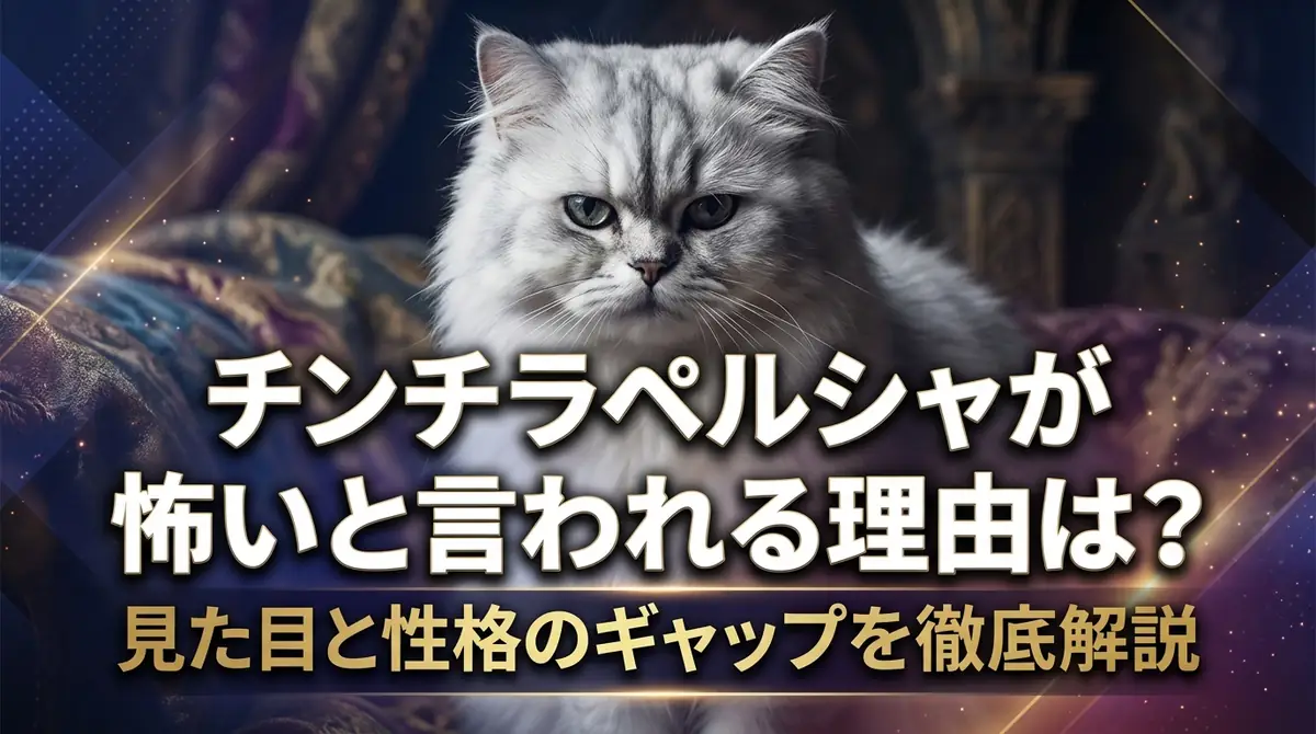 チンチラペルシャが怖いと言われる理由は？見た目と性格のギャップを徹底解説